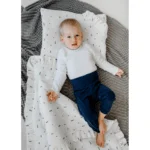 Pościel muślinowa z wypełnieniem 80x100 strzałki - Pulp 3 Pościel muślinowa z wypełnieniem 80x100 strzałki