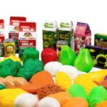 Plastikowe warzywa owoce do kuchni 120 szt - Multistore 2 2 119