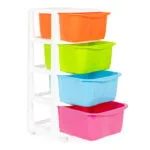 Regał z wysuwanymi szufladami na kółkach - ModernHome 2 2 416