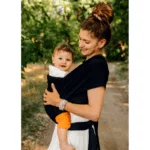 Chusta do noszenia dziecka czarna