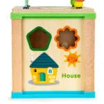 Drewniana kostka edukacyjna tablica - ECOTOYS 3 3 230