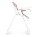 Krzesełko do karmienia ekoskóra różowy - ECOTOYS 3 3 483