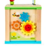 Drewniana kostka edukacyjna tablica - ECOTOYS 4 4 223