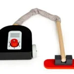 Drewniany zestaw do sprzątania wózek xxl - ECOTOYS 4 4 228