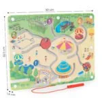 Gra labirynt magnetyczny układanka dla dzieci - ECOTOYS 4 4 409