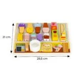 Drewniana tablica lodziarnia - ECOTOYS 4 4 424