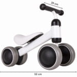 Rowerek biegowy dla dzieci biały - ECOTOYS 5 5 124