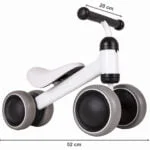 Rowerek biegowy dla dzieci biały - ECOTOYS 5 5 124