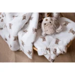 Pościel muślinowa z wypełnieniem 80x100 misie - Pulp 3 Pościel muślinowa z wypełnieniem 80x100 misie