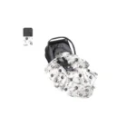 Kocyk do fotelika Moonlight Dark Gray - Baby Steps 1 Kocyk do fotelika Moonlight Dark Gray