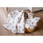 Pościel muślinowa z wypełnieniem 80x100 misie - Pulp 2 Pościel muślinowa z wypełnieniem 80x100 misie