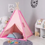 Namiot tipi wigwam różowy dla dzieci - ECOTOYS 6 6 260