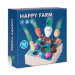 Drewniana skrzynia z warzywami ogródek farma - ECOTOYS 6 6 293