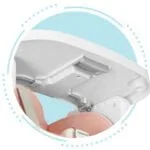 Krzesełko do karmienia dzieci 3w1 składane - ECOTOYS 6 6 318