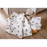 Pościel muślinowa z wypełnieniem 80x100 misie - Pulp 5 Pościel muślinowa z wypełnieniem 80x100 misie