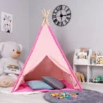 Namiot tipi wigwam różowy dla dzieci - ECOTOYS 7 7 221
