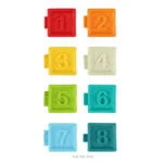 Miękkie gumowe klocki sensoryczne dla dzieci - HUANGER 7 Miękkie gumowe klocki sensoryczne dla dzieci - HUANGER