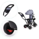 Rowerek trójkołowy szary - ECOTOYS 7 7 242