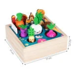 Drewniana skrzynia z warzywami ogródek farma - ECOTOYS 7 7 252