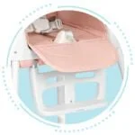 Krzesełko do karmienia dzieci 3w1 składane - ECOTOYS 7 7 266