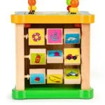Drewniana kostka edukacyjna dla dzieci - ECOTOYS 8 8 116