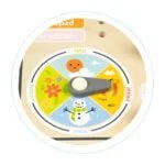 Drewniana tablica manipulacyjna kalendarz - ECOTOYS 8 8 121