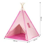 Namiot tipi wigwam różowy dla dzieci - ECOTOYS 8 8 185