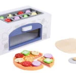 Drewniany piec do pizzy +dodatki kuchnia - ECOTOYS 9 9 62