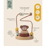 Małpka Labirynt z Koralików Drewnianych - Trixie 3 Małpka Labirynt z Koralików Drewnianych