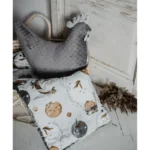 Ciepły Koc Minky FLY ME TO THE MOON SKY M - La Millou 2 Ciepły Koc Minky FLY ME TO THE MOON SKY M