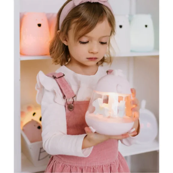 Maskonur Lampka z Głośnikiem Różowa - Rabbit & Friends - akcesoria dla dzieci Włoszczowa