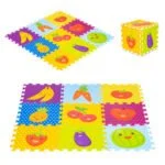 Mata piankowa dla dzieci owoce - IPLAY 1 Mata piankowa dla dzieci owoce puzzle 9 elementów 86x86cm IPLAY