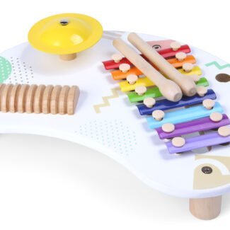 Stolik  z instrumentami stół muzyczny cymbałki +18m ECOTOYS