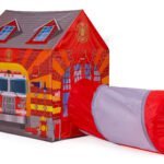 Namiot z tunelem dla dzieci domek Strażaka plac zabaw IPLAY