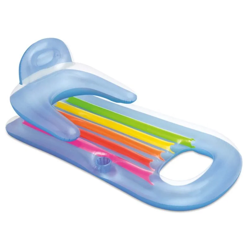 Fotel plażowy materac leżak na basen INTEX 58802 BLUE Fotel plażowy materac leżak na basen INTEX 58802 BLUE