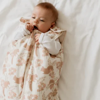 Śpiworek NewBorn Vintage Animals Almond