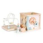 Drewniana kostka edukacyjna sorter klocki - ECOTOYS 2 2 27