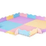 Mata piankowa kolorowa dla dzieci z płotkiem - IPLAY 3 5 cm 24 el. IPLAY