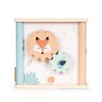 Drewniana kostka edukacyjna sorter klocki - ECOTOYS 4 4 28