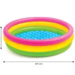Basen dmuchany dla dzieci tęcza - INTEX 5 5 33