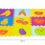Mata piankowa dla dzieci owoce - IPLAY 7 7 15