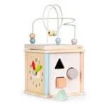 Drewniana kostka edukacyjna sorter klocki - ECOTOYS 7 7 24