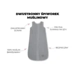 Dwustronny Śpiworek Muślinowy