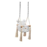 Huśtawka + pasy VelvetSwing Gray - Baby Steps 1 Huśtawka + pasy Gray Baby Steps