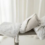 Bambusowy duży ręcznik giraffes