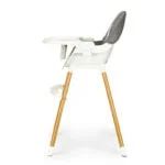 Krzesełko do karmienia dzieci szare - ECOTOYS 6 6 10