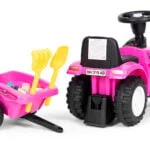 Jeździk traktor z przyczepką różowy - Multistore 6 6 25