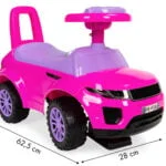 Jeździk dla dzieci Range Rover różowy - Multistore 6 7 11