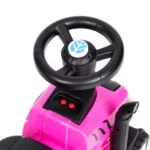 Jeździk traktor z przyczepką różowy - Multistore 7 7 17