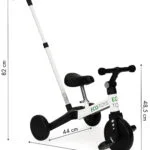 Rower trójkołowy z rączka - ECOTOYS 5 5 10